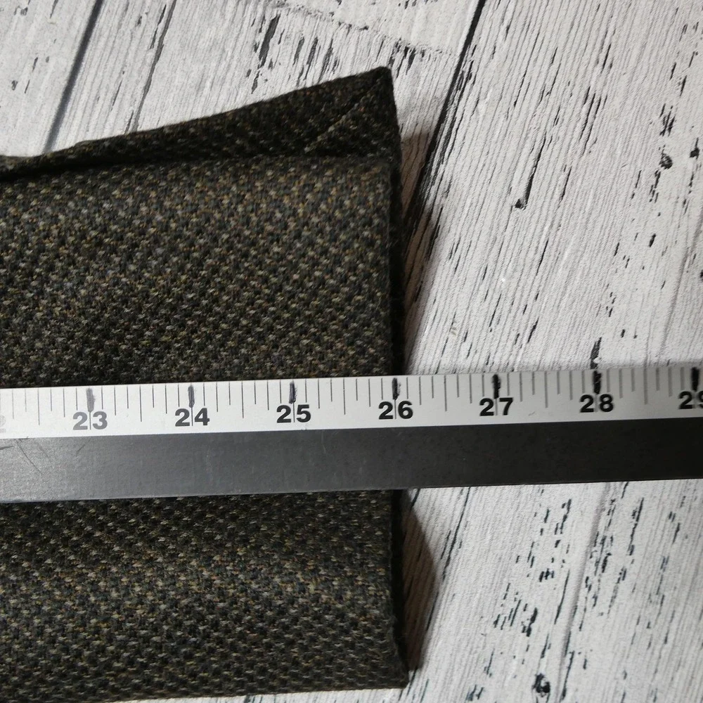 Bernhard Altmann Blazer Mens 42L Brown Check Wool Tweed Sport Coat Jacket